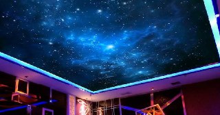 Натяжной потолок звездное небо Алексин, цена от 5219 руб.